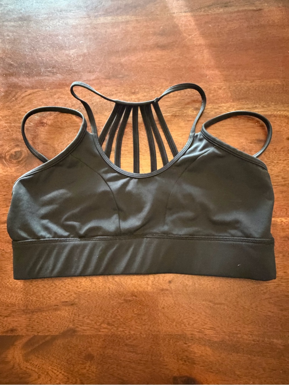 Constantly Varied Gear Old School Black Strappy Sports Bra